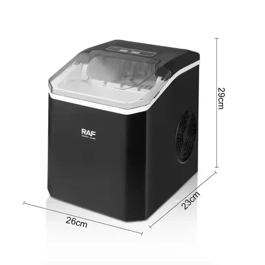 Mașină de Gheață Portabilă RAF R0302 – 150W, 12 kg/24 h, Volum 1.2L