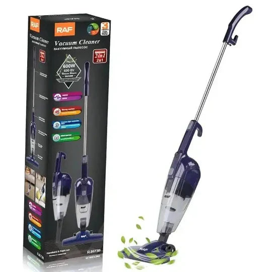 Aspirator Vertical 2 în 1 RAF cu Filtru HEPA, 600W