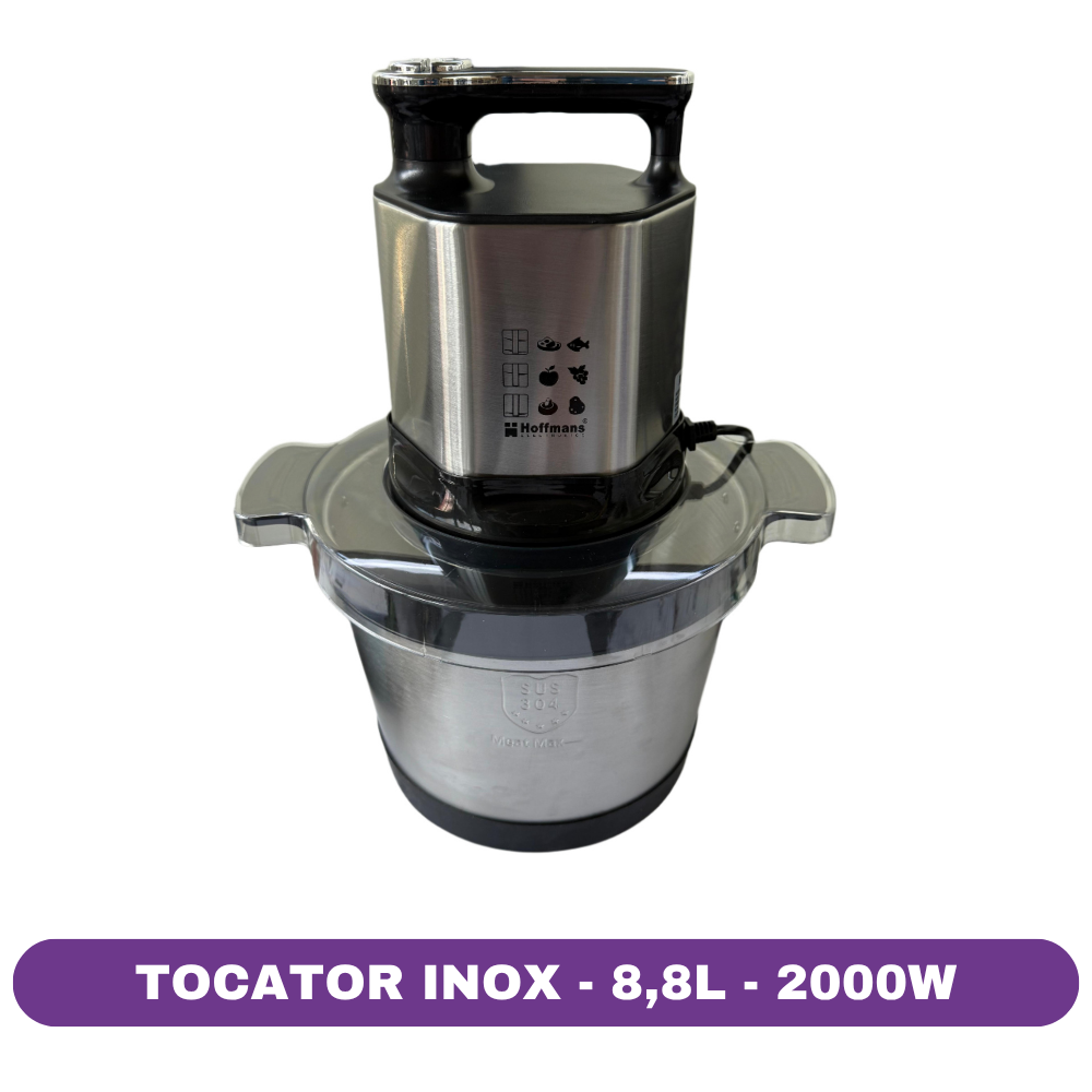 Tocator Electric Profesional Inox Hoffmans HM-8879, 8.8L, 2000W