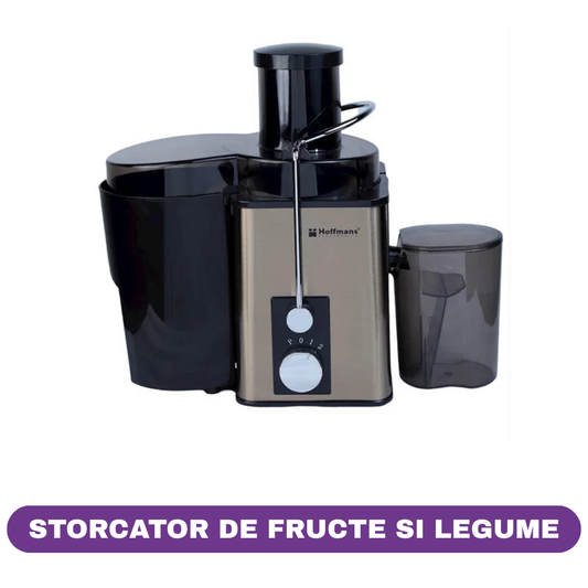 Storcător de Fructe și Legume Hoffmans HM-620 – 800W, 600ml, 2 Viteze