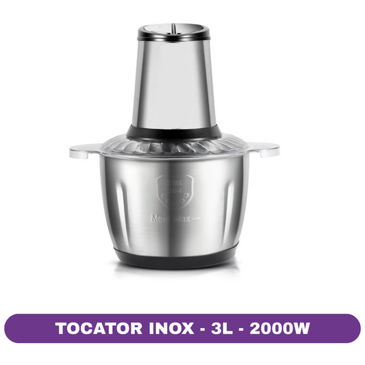 Tocator cu bol de inox 3L, 2000W