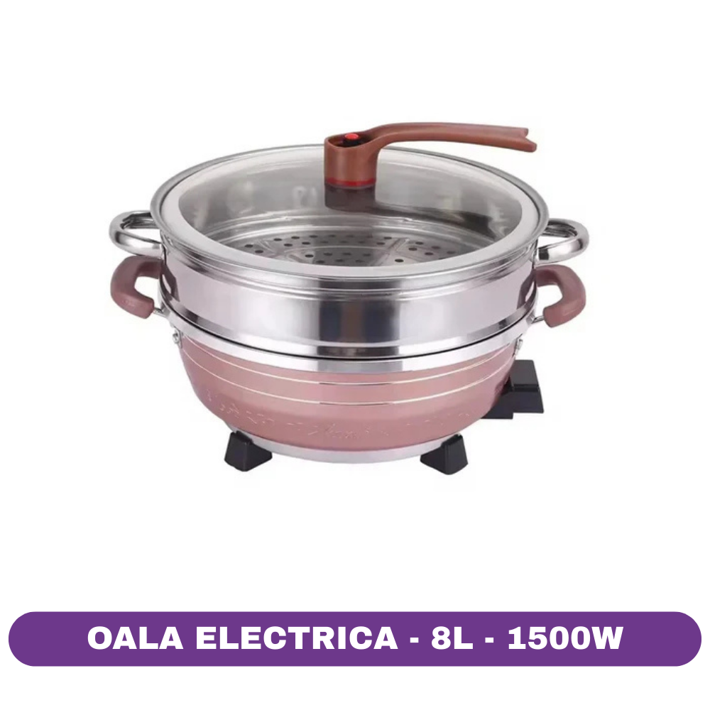 Oală Electrică Multifuncțională Hoffmans HM-3031 – 1500W, 32 cm
