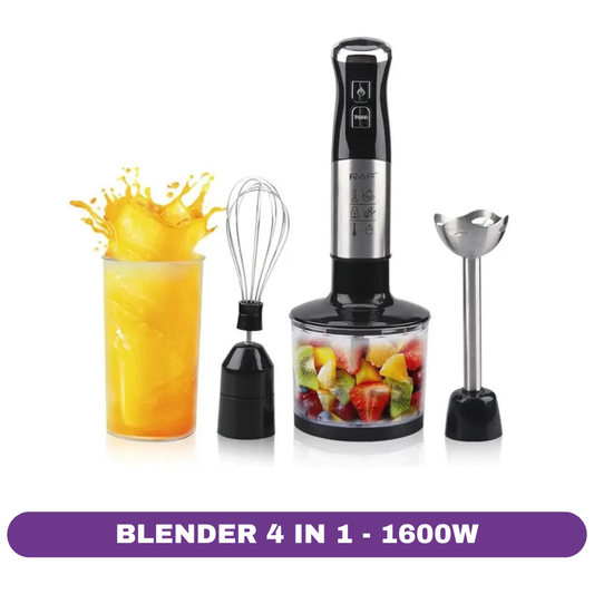 Blender set 4 in 1 RAF, 1600W