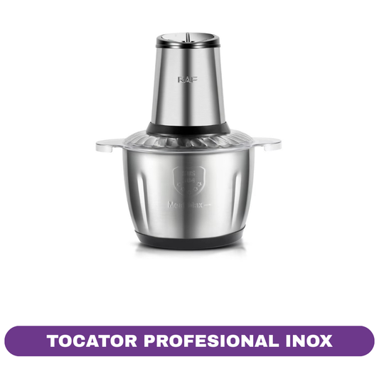 Tocator inox, 1000-4800W, 4-6 lame otel, 2-3 trepte de viteza