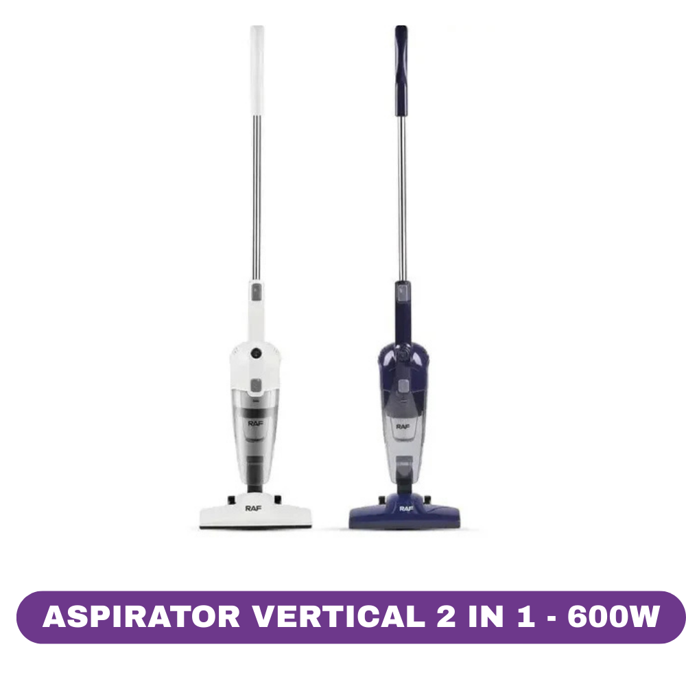 Aspirator Vertical 2 în 1 RAF cu Filtru HEPA, 600W