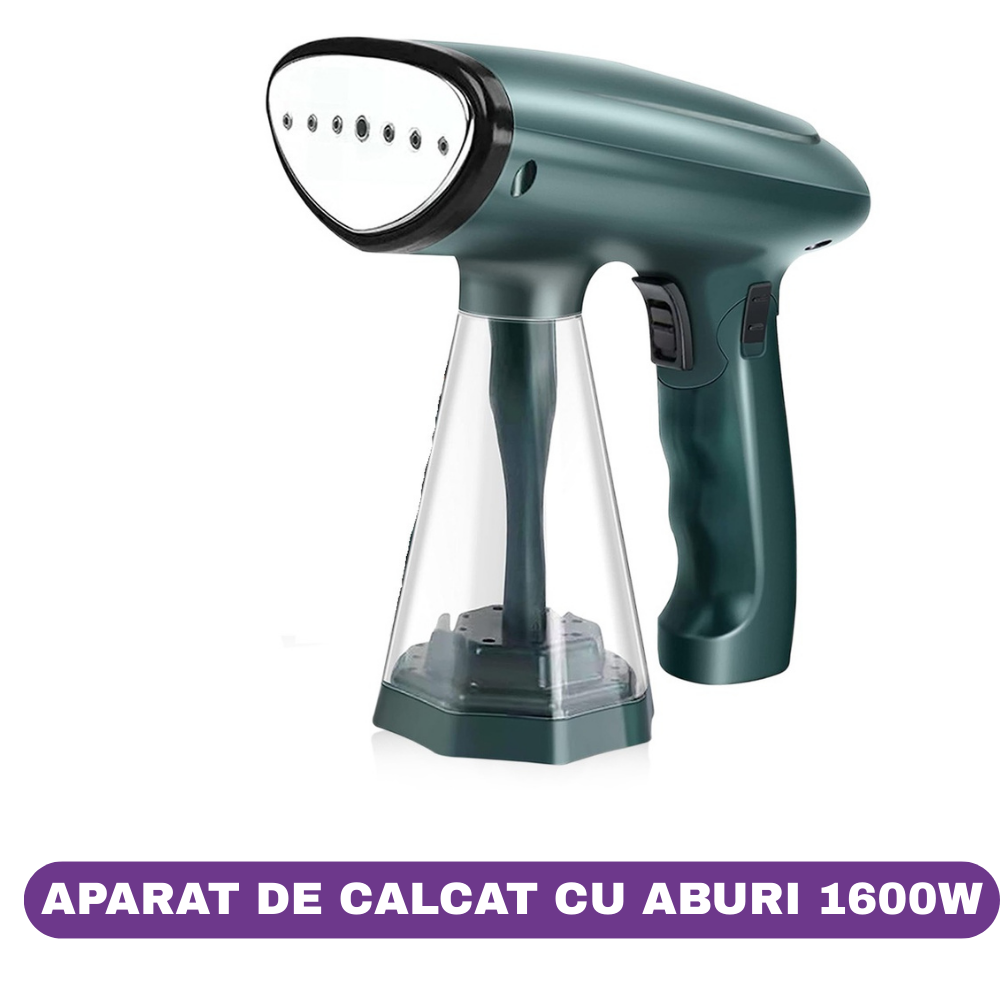 Aparat de călcat cu aburi portabil RAF, 1600W