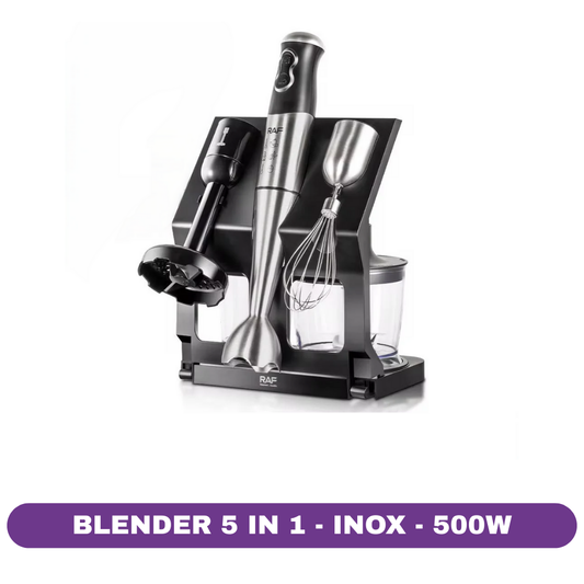Blender Profesional 5 in 1 RAF R.3008, 500W, 4 lame