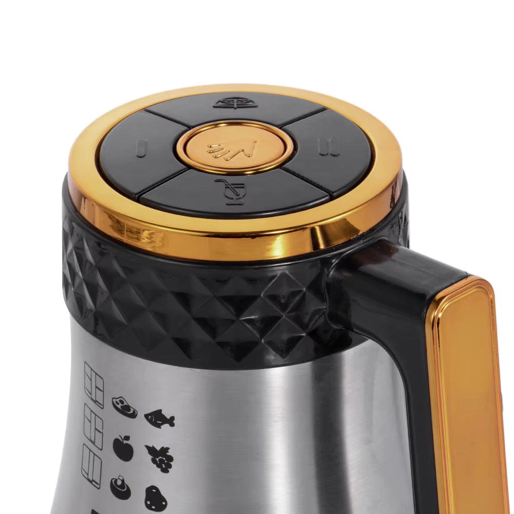 Robot Tocător Electric RAF, inox&sticla, 2000W, 3L, 7 accesorii
