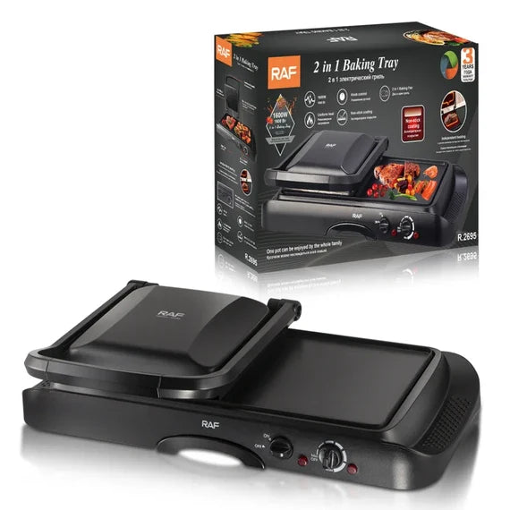 Gratar electric 2 in 1 RAF, 1600W, antiaderent