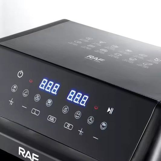 Friteuză RAF Air Fryer Dual, 9L, 2000W, 12 programe, control digital